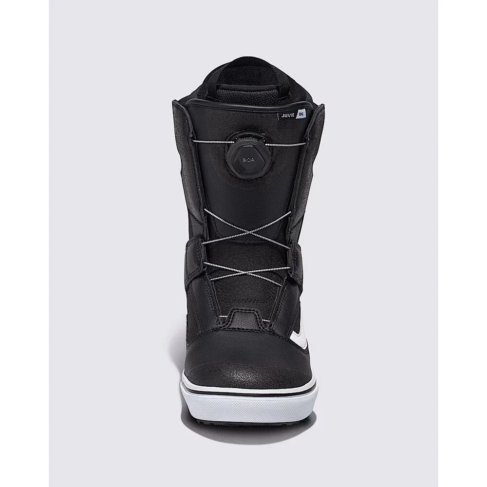 Vans Juvie OG VN0A4UVUBA2 Kids US 4 Black White Mid-Calf Snowboard Boot JOBB096
